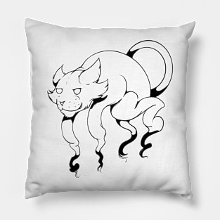ghost cat Pillow