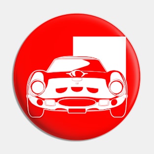 Retro Car Illustration Pin