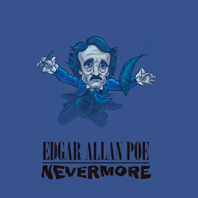 Edgar Allen Poe Nevermore by majanation