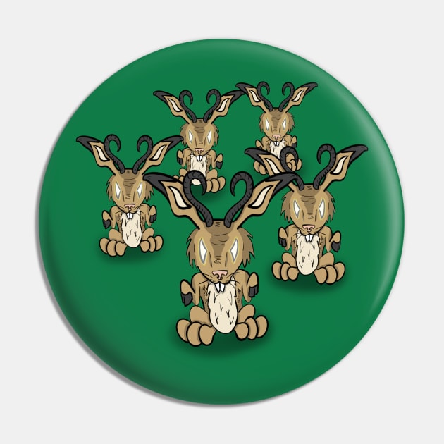 Jackalope Encounter Pin by GeekVisionProductions