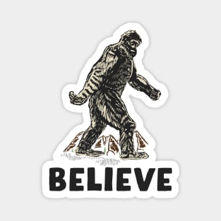 Believe Big Foot Magnet