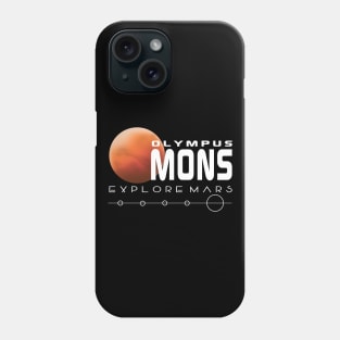 Olympus Mons Explore Mars Phone Case