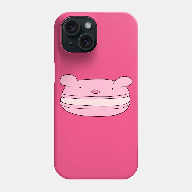 Pink Pig Macaroon Phone Case by saradaboru