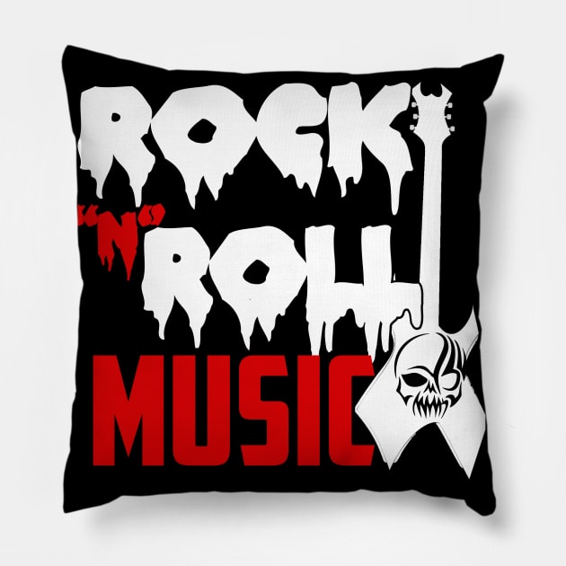 ROCK N ROLL Pillow by medasven