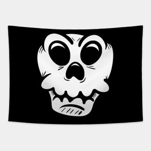 surprised skull Tapestry