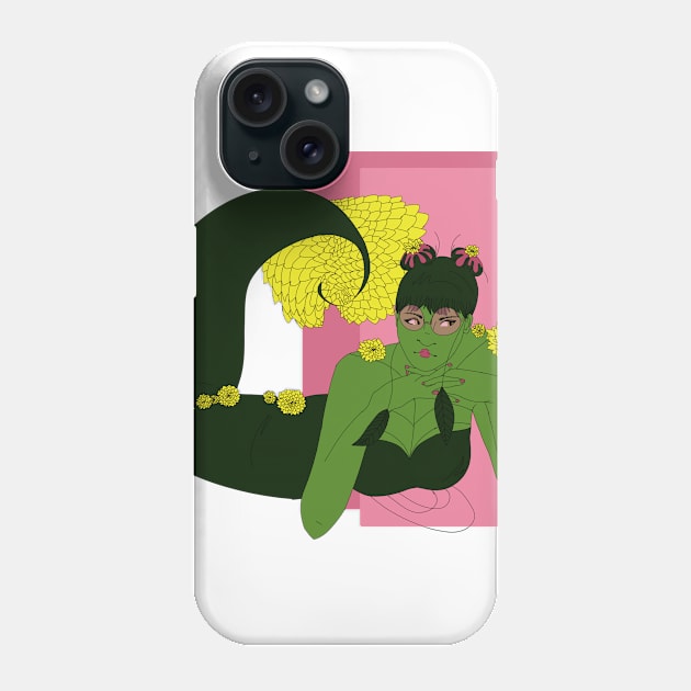 Succulent mermaid Phone Case by lporter00