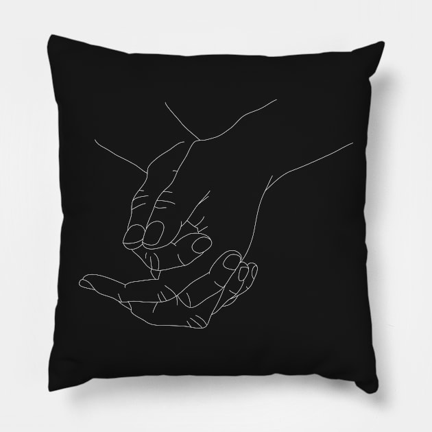 Hands No. 2 Pillow by anitkocsmr