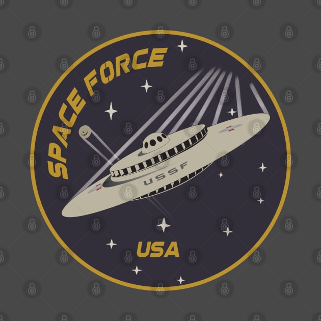 Space Force Mothership Medallion by SunGraphicsLab