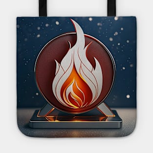 holy spirit fire Tote