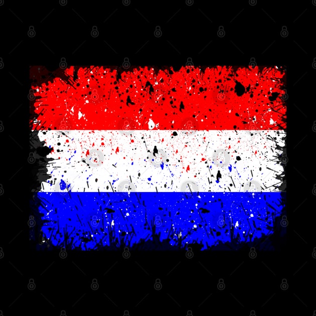 Netherlands flag by Amartwork