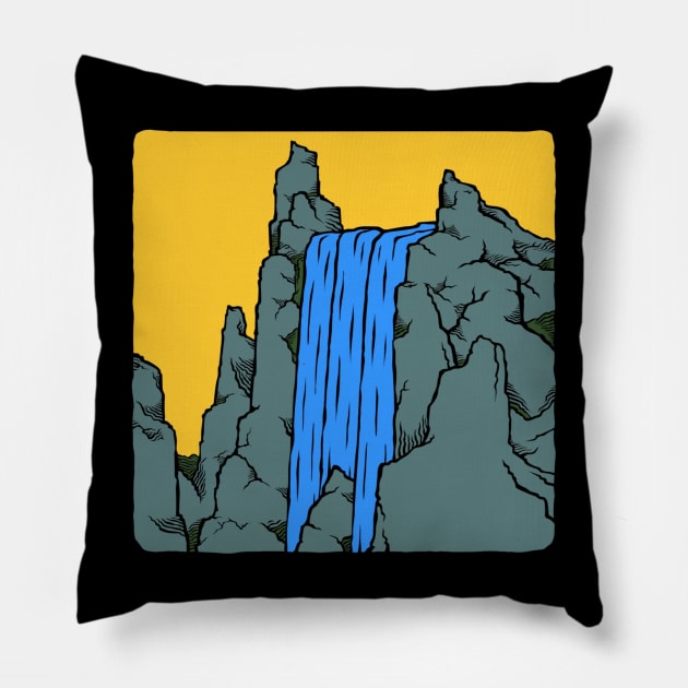 Waterfall Pillow by DOORS project