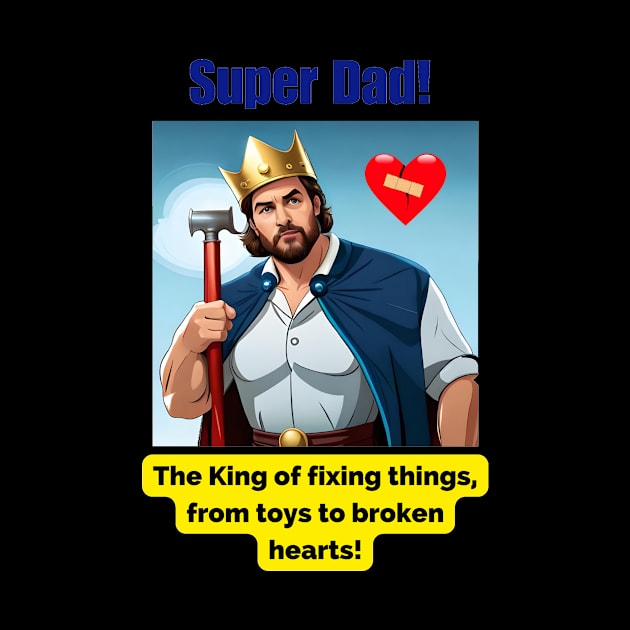 Super Dad: The king of fixing things, from toys to broken hearts by HappyWords