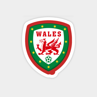 Welsh Footy Badge Magnet