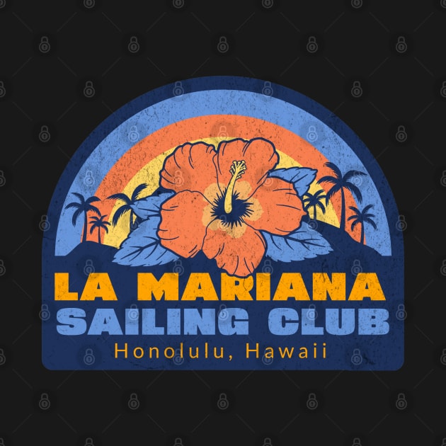 La Mariana Sailing Club Honolulu Hawaii Tiki Bar Hawaiin Vintage Collection by Joaddo