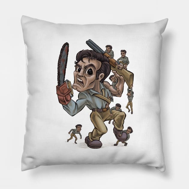 Army of Ash Pillow by majanation