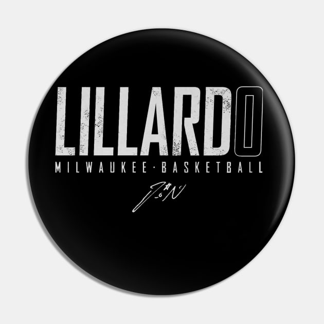 Damian Lillard Milwaukee Elite Pin by TodosRigatSot