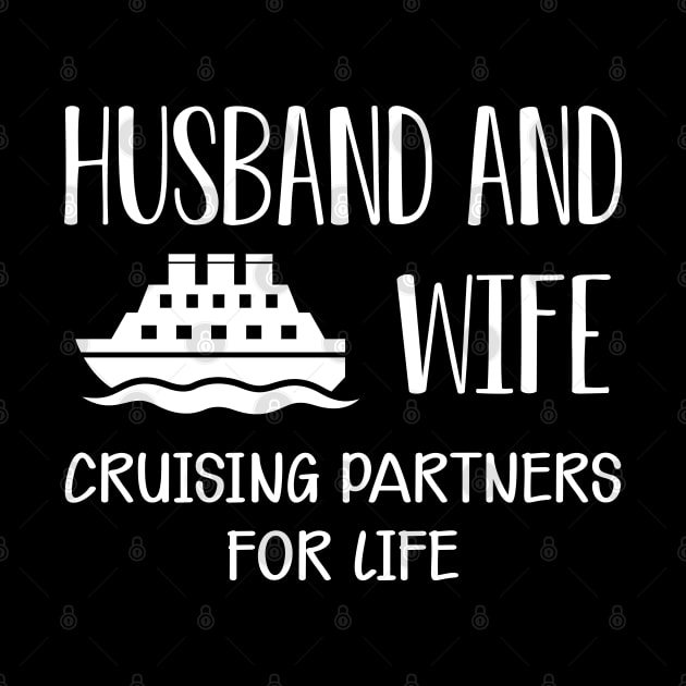 Wedding Anniversary - Husband and wife cruising partners for life by KC Happy Shop