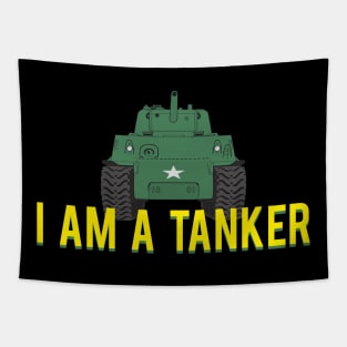 I am a tanker M4 Sherman Tapestry