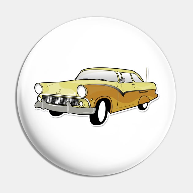 Vintage 1950s car Pin by nickemporium1