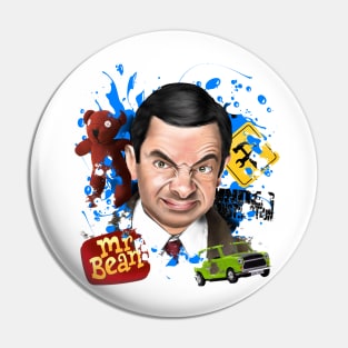 Mr Bean Artwork Pin