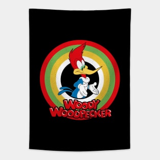 Woody Woodpecker Circle Style Tapestry