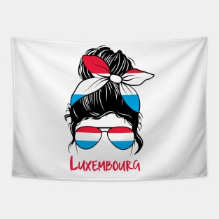 Luxembourg girl, Luxembourg Flag, Luxembourg gift heritage,  Luxembourger girlfriend, Tapestry