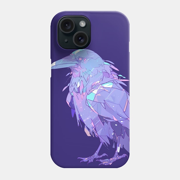 Crystal Raven Phone Case by DarkSideRunners