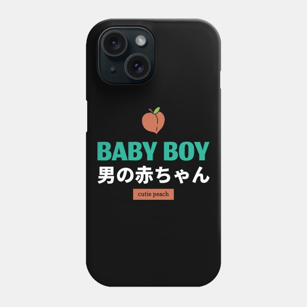 cutie peach! Geek slang! Japanese retro Phone Case by Johan13