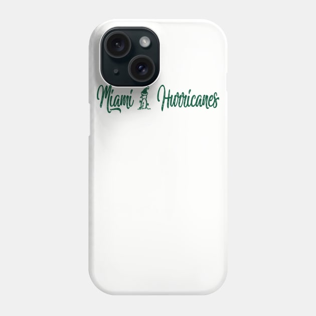 Miami Hurricanes Christmas Phone Case by OffesniveLine