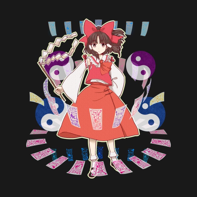 Reimu Danmaku by KokoroPopShop