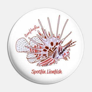 Spotfin Lionfish Pin