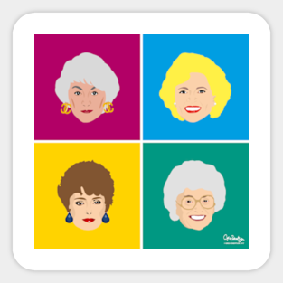 The Golden Girls Stickers Teepublic