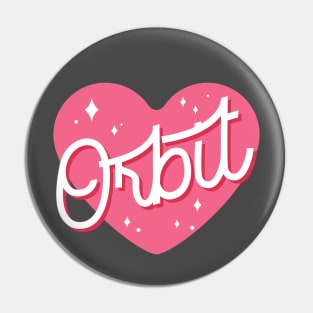 LOONA orbit fandom typography Pin