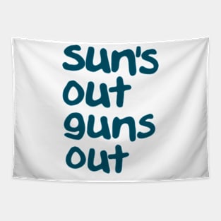 22 Jump Street Suns Out Guns Out Tapestry