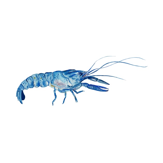 Blue Crayfish by Das Brooklyn