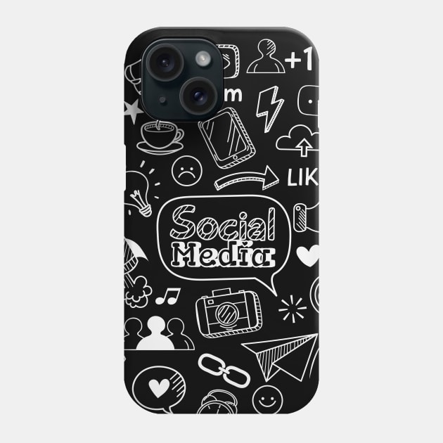 Social media, blogger, SEO, blog, freelancer, Phone Case by Muse