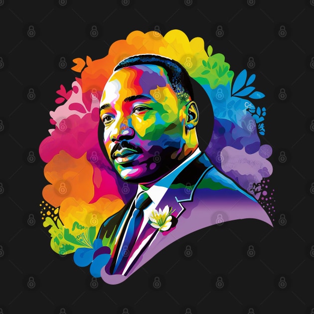 Martin Luther King Retro Design by DankFutura