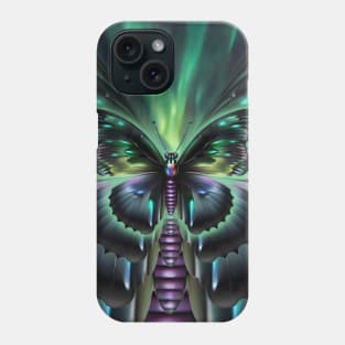 Aurora Borealis Butterfly Phone Case