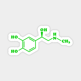 Adrenaline Molecule Chemical Formula Magnet