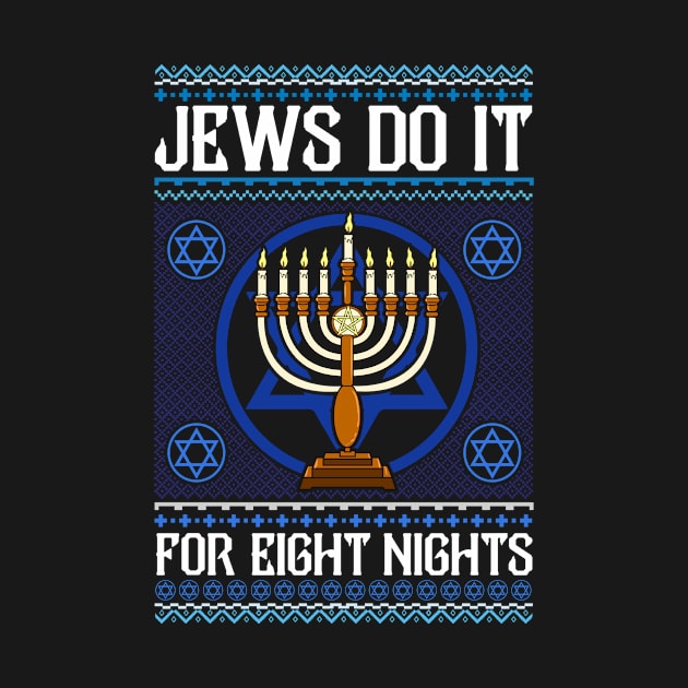 Hanukkah Gift Menorah Funny Ugly Christmas Design by Dr_Squirrel