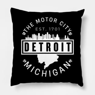 Detroit motor city Pillow