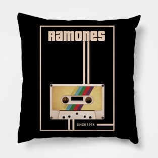 Ramones Music Retro Cassette Tape Pillow