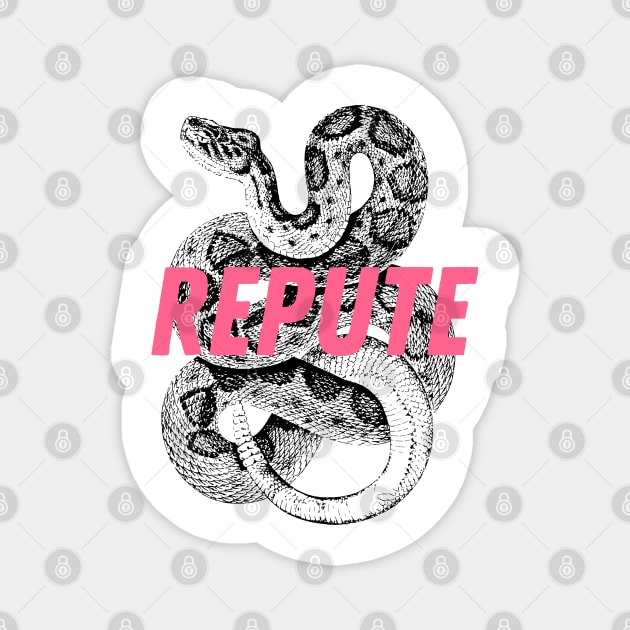 Repute reputation in spanish design Magnet by kuallidesigns