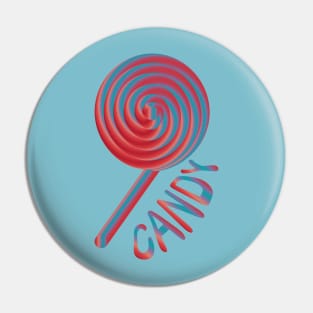 candy red blue Pin