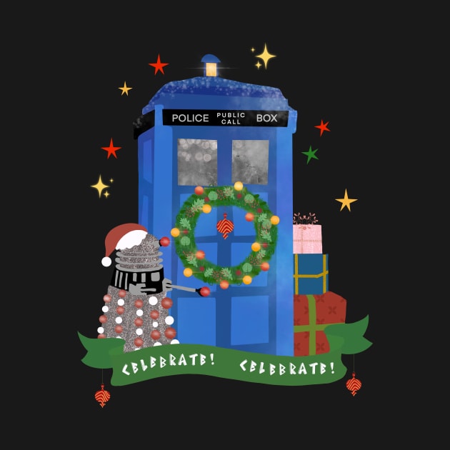 Tardis Christmas by rachaelthegreat