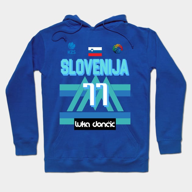 darklordpug Luka Doncic Slovenia Jersey Fan Design Long Sleeve T-Shirt
