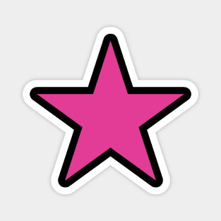 Pink star Magnet