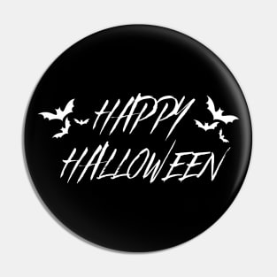 Halloween typographic design III Pin
