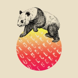 Panda sunset T-Shirt