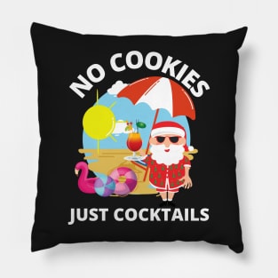 No Cookies Just Cocktails Pillow